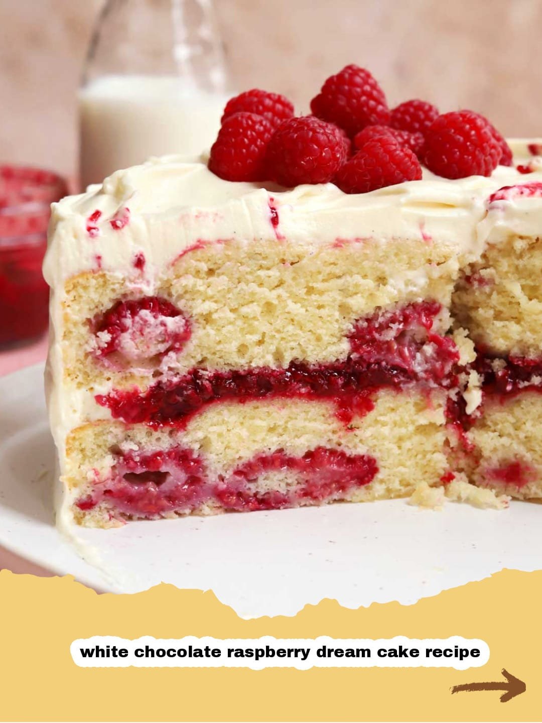 The Ultimate White Chocolate Raspberry Cake: A Symphony of Sweet & Tart