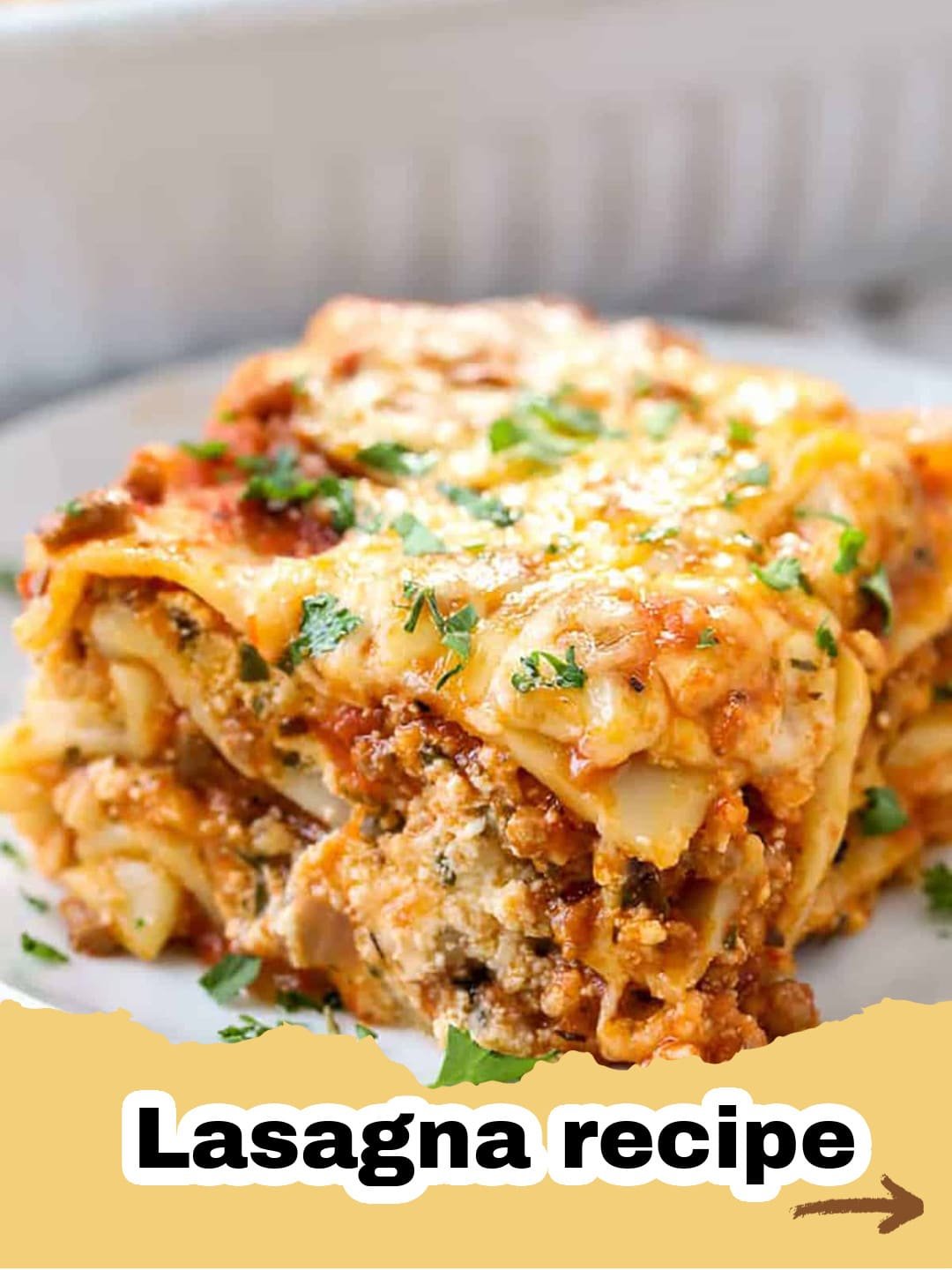 The Ultimate Comfort: Making Easy Homemade Lasagna from Scratch 1 A close-up of a bubbling, golden-brown Easy Homemade Lasagna fresh from the oven, with rich red sauce and melted cheese.