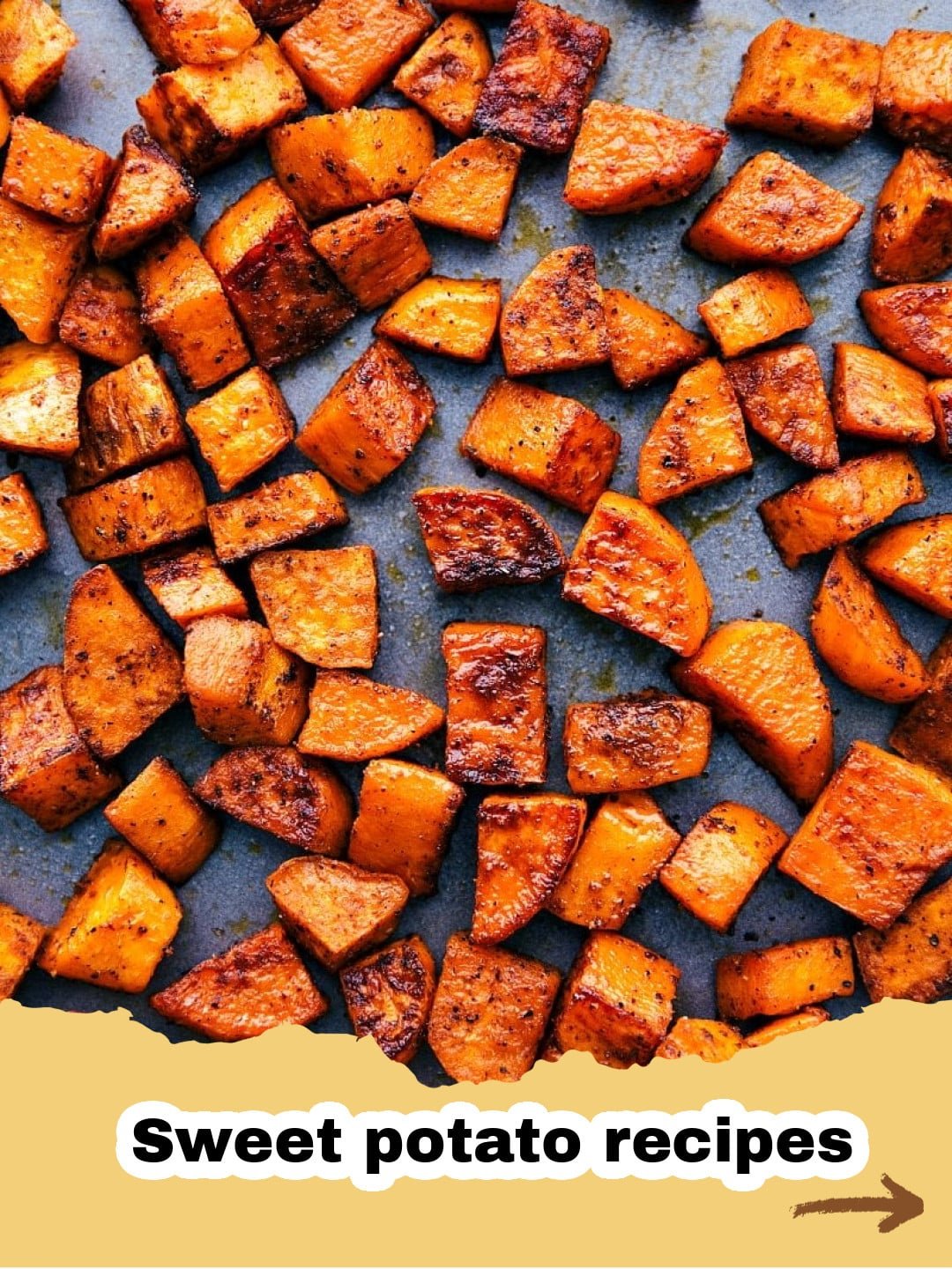 Sweet Potato Perfection: The Ultimate Guide to Irresistible Roasted Sweet Potatoes 1 Close-up of perfectly caramelized roasted sweet potatoes with herbs