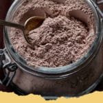 The Ultimate Big Batch Hot Cocoa Mix: Your Winter Comfort Essential 5 A large glass jar filled with homemade big batch hot cocoa mix, ready for gifting or serving.