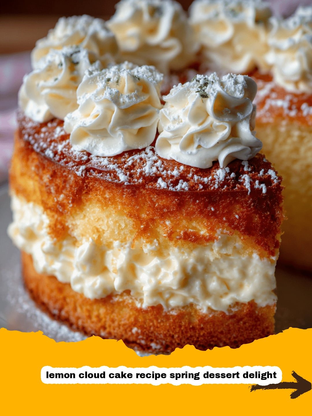 Lemon Cloud Cake: Discover the Perfect Spring Delight! 2 Lemon Cloud Cake Preparation