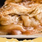 My Grandma's Secret for the Best Easy Apple Pie 7 A golden brown, perfectly baked easy apple pie with a decorative top crust, cooling on a wire rack.