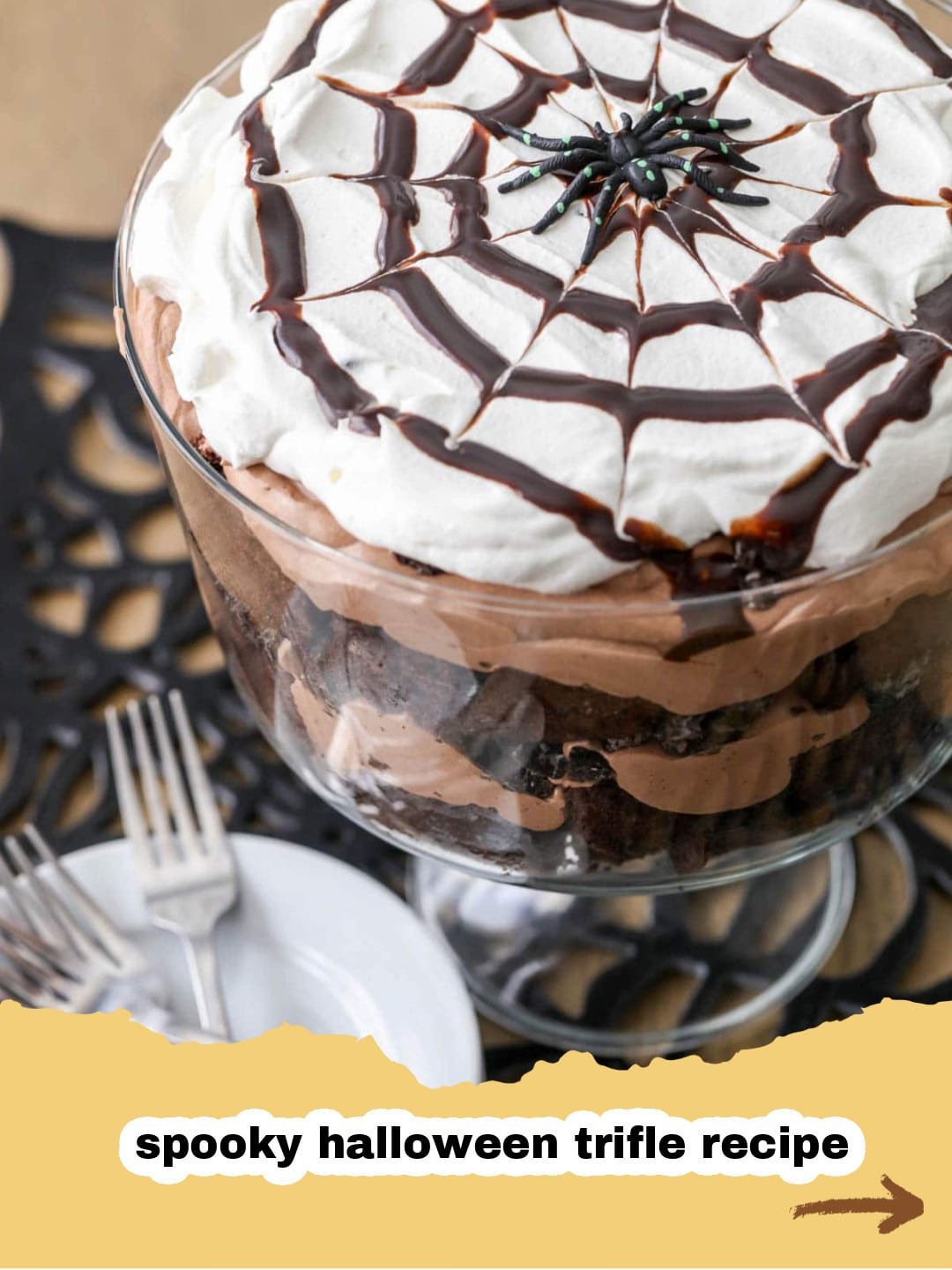 The Ultimate No-Bake Chocolate Spider Trifle for a Spooktacular Halloween! 3 The Ultimate No-Bake Chocolate Spider Trifle for a Spooktacular Halloween!