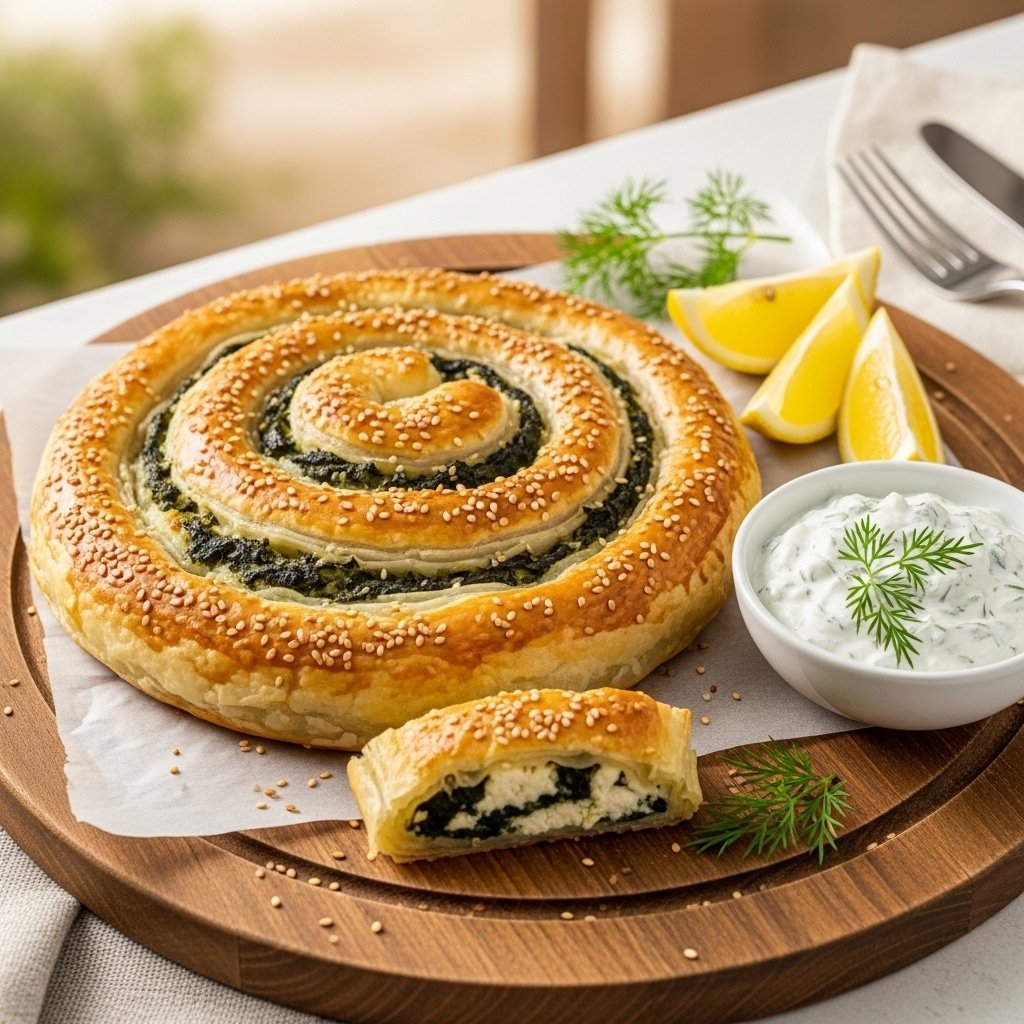 The Ultimate Easy Spanakopita Spiral: A Simple Greek Classic (+ Video!)