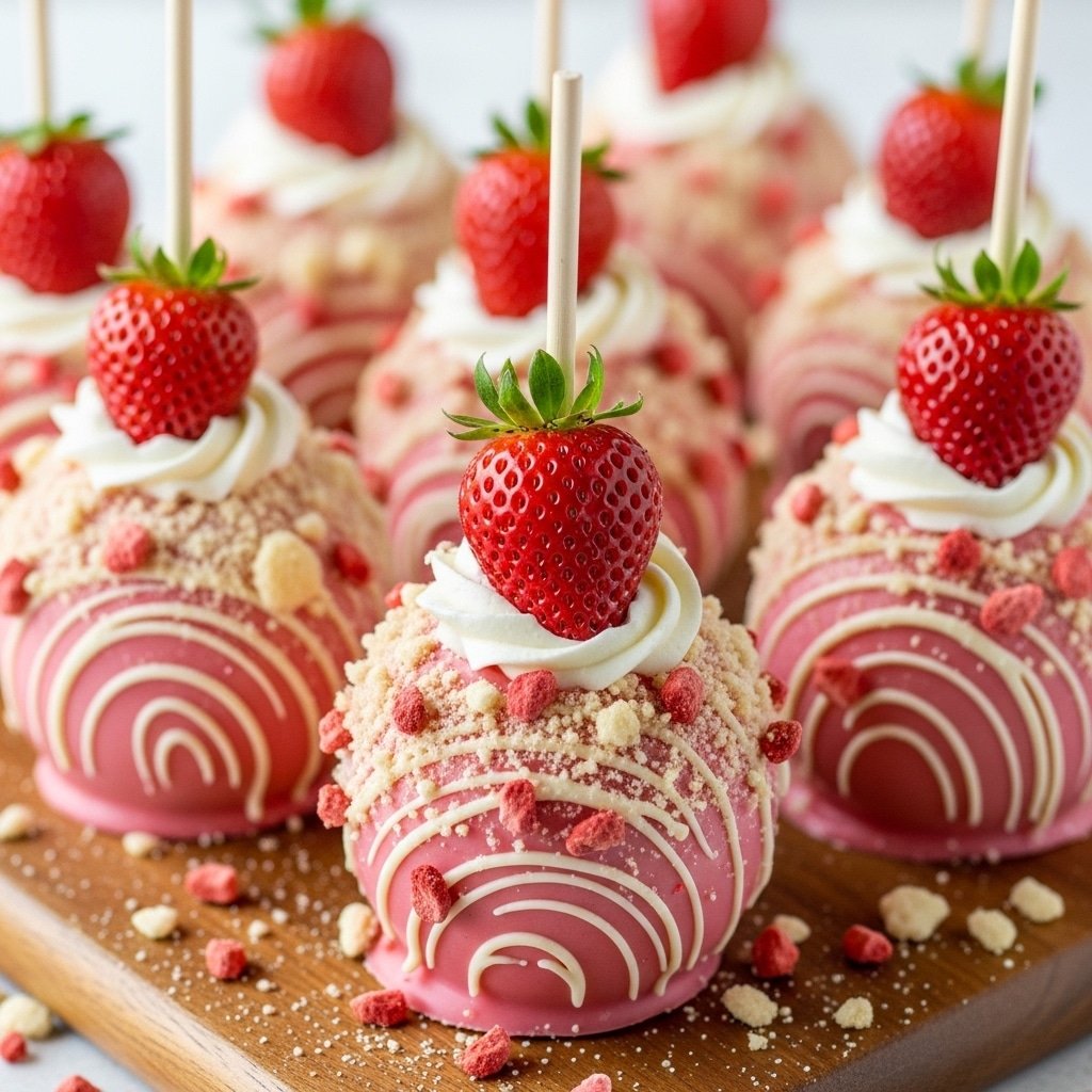 Dreamy Strawberry Shortcake Candy Apples: A Taste of Summer Bliss!