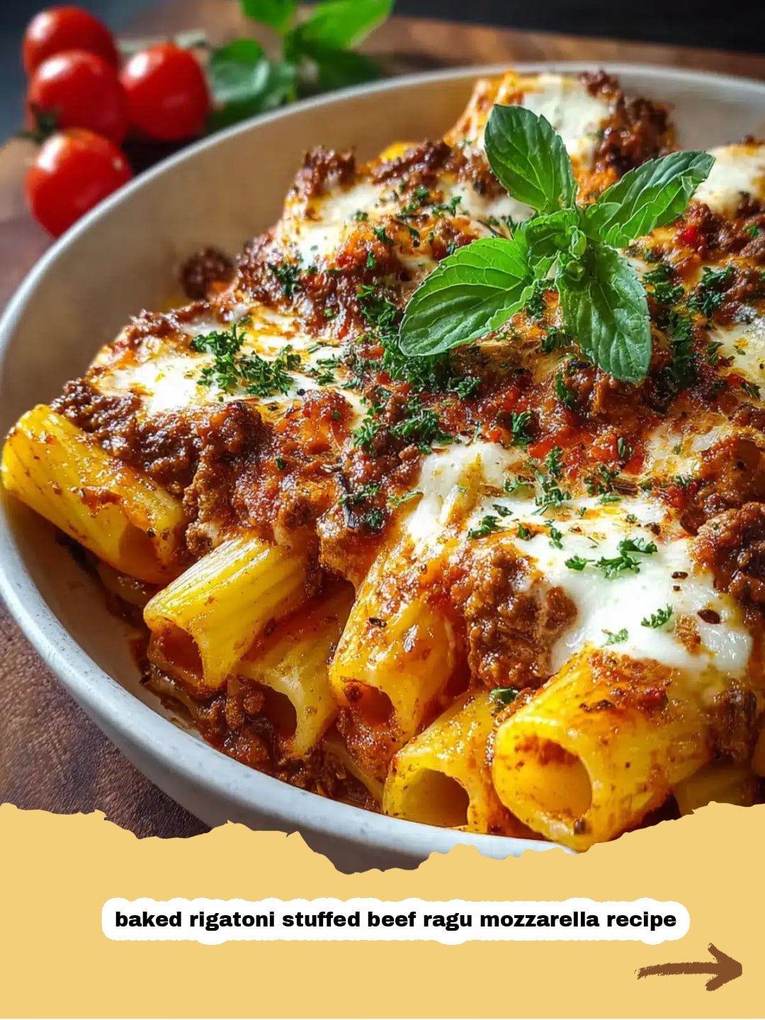 The Ultimate Stuffed Rigatoni with Beef Ragu: A Hearty Italian Delight