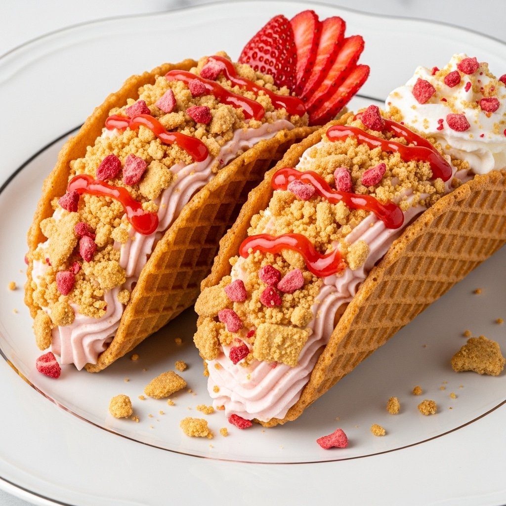Dreamy Strawberry Crunch Cheesecake Tacos: The Ultimate Summer Sensation