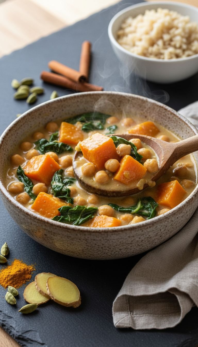 Creamy Pumpkin and Chickpea Stew with Coconut Milk: Your New Favorite Cozy Meal