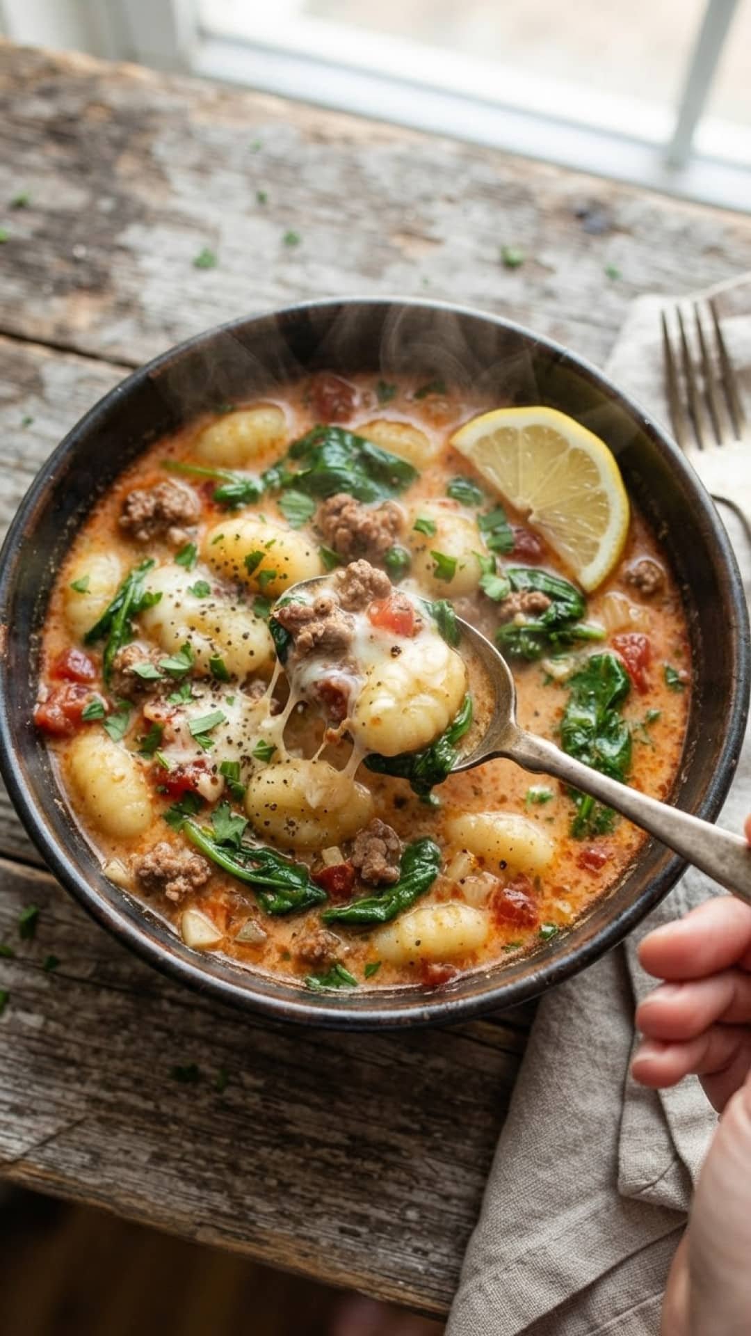 Embrace Ultimate Comfort: The Hearty Beef Gnocchi Soup You've Been Craving 2 Hearty Beef Gnocchi Soup Preparation