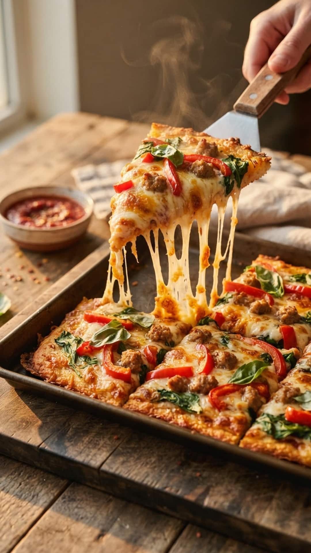 The Best Keto Sheet Pan Pizza Preparation
